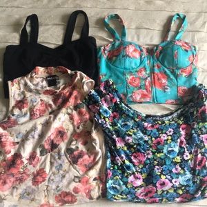Bundle of crop tops